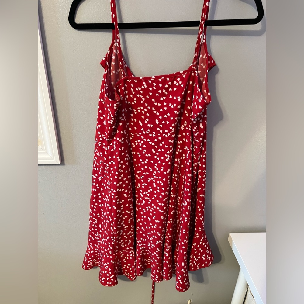 shein tie around heart dress
